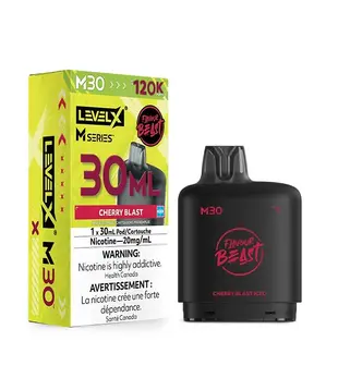 Cherry Blast Ice Flavour Beast Level X M-Series 120k Disposable Vape Pod
