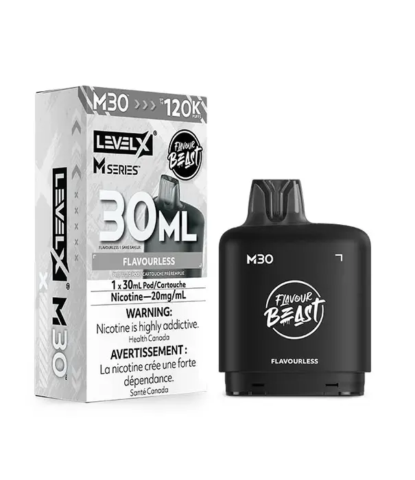 level X Flavourless Flavour Beast Level X M-Series 120k Disposable Vape Pod