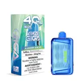 Blueberry Kiwi Ice Kraze Giga 150k Rechargeable Disposable