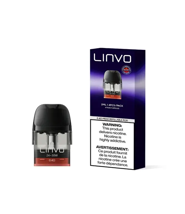 Linvo Linvo Air Force 2ml 0.8ohm Replacement Pod 4pk