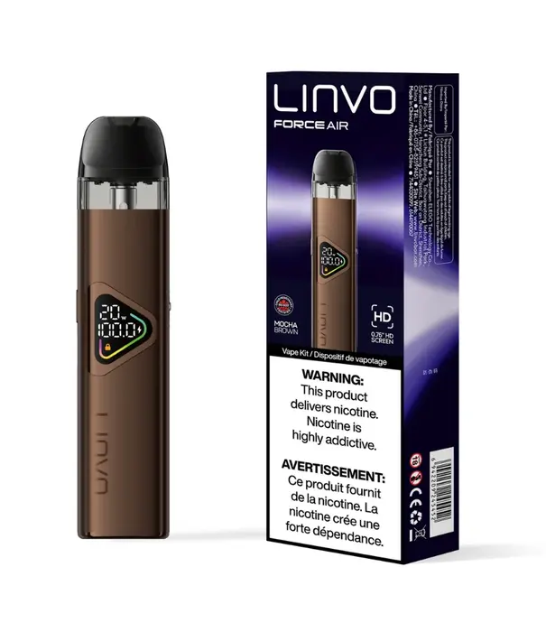 Linvo Mocha Brown Linvo Air Force 30w Open Pod Device (CRC)