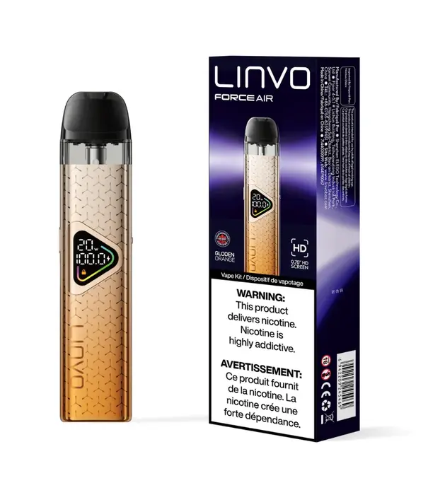 Linvo Golden Orange Linvo Air Force 30w Open Pod Device (CRC)
