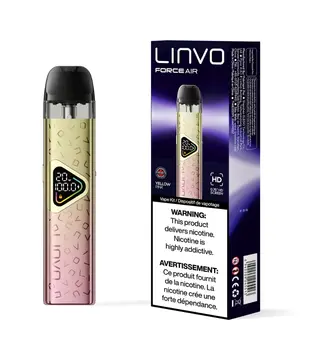 Yellow Pink Linvo Air Force 30w Open Pod Device (CRC)