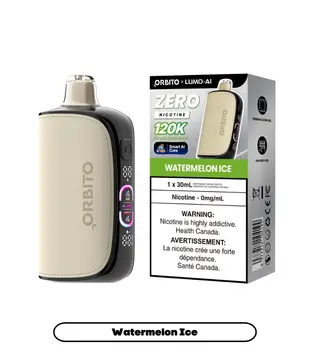 Watermelon Ice Zero Nic Orbito Lumo AI 120k Rechargeable Disposable