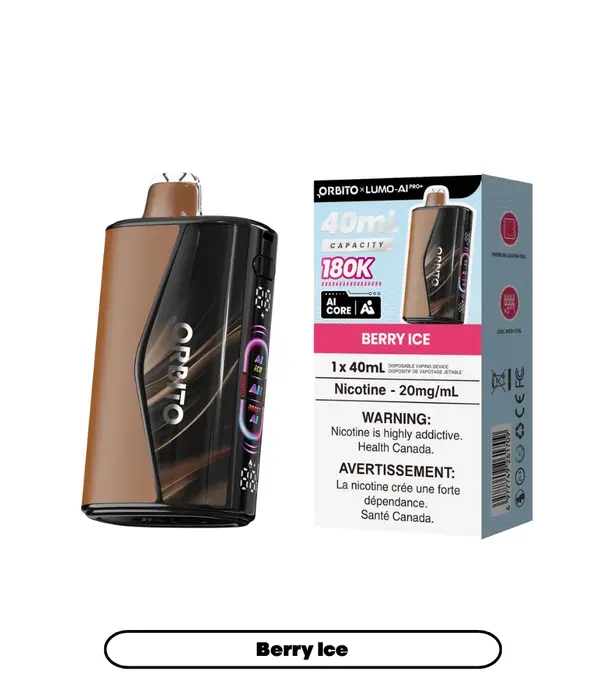 Orbito Berry Ice Orbito Lumo AI Pro+ 180k Rechargeable Disposable