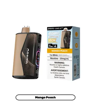 Mango Peach Orbito Lumo AI Pro+ 180k Rechargeable Disposable