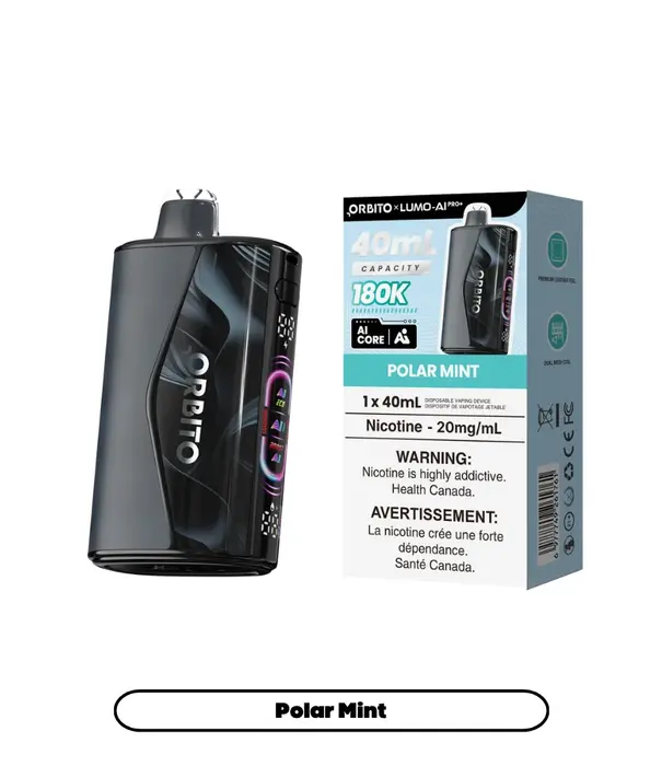 Orbito Polar Mint Orbito Lumo AI Pro+ 180k Rechargeable Disposable