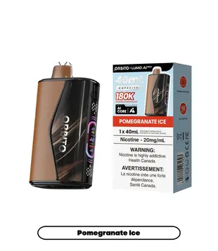 Pomegranate Ice Orbito Lumo AI Pro+ 180k Rechargeable Disposable