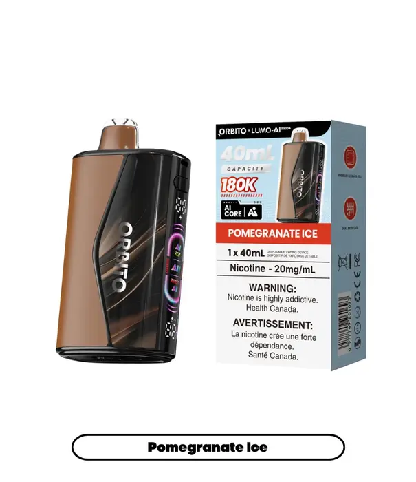 Orbito Pomegranate Ice Orbito Lumo AI Pro+ 180k Rechargeable Disposable