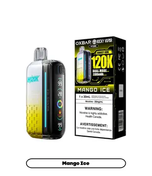 Mango Ice Rocky Vapor OxBar M120K Rechargeable Disposable