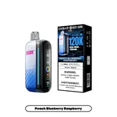 Peach Blueberry Raspberry Rocky Vapor OxBar M120K Rechargeable Disposable