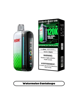 Watermelon Cantaloupe Rocky Vapor OxBar M120K Rechargeable Disposable
