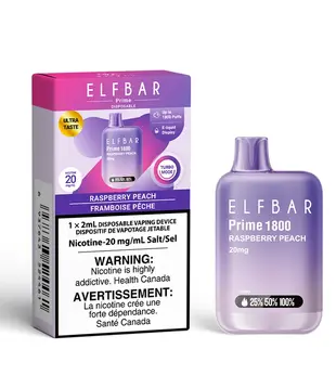 Raspberry Peach Elfbar 1800 Disposable