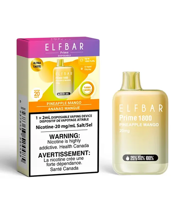 Elf Bar Pineapple Mango Elfbar 1800 Disposable