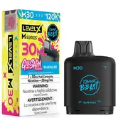 Blue Razz Flavour Beast Gushin Level X M-series 120k Disposable Vape Pod