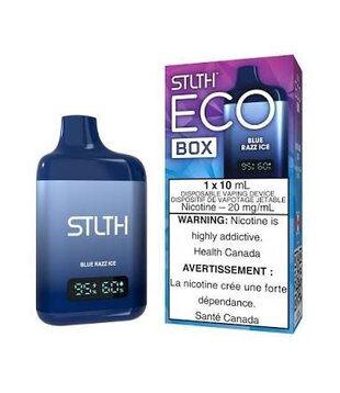 Blue Razz Ice STLTH Eco Box 10ml Rechargeable Disposable