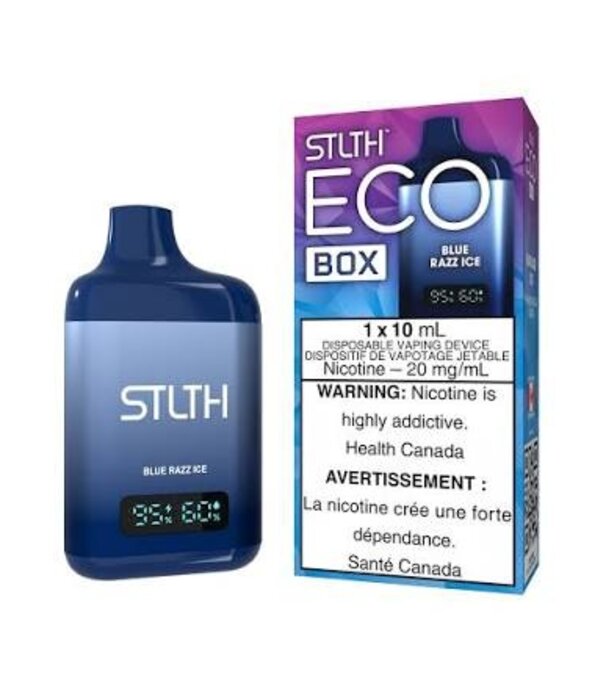 STLTH Blue Razz Ice STLTH Eco Box 10ml Rechargeable Disposable