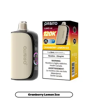 Cranberry Lemon Ice Orbito Lumo AI 120k Rechargeable Disposable