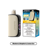 Blueberry Raspberry Lemon Ice Orbito Lumo AI 120k Rechargeable Disposable