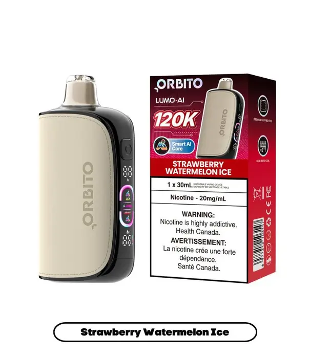 Orbito Strawberry Banana Orbito Lumo AI 120k Rechargeable Disposable