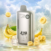 Bussin Banana Ice Flavour Beast Alpha Light 80k Rechargeable Disposable