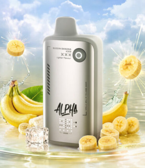 Flavour Beast Bussin Banana Ice Flavour Beast Alpha Light 80k Rechargeable Disposable