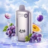 Groovy Grape Passionfruit Ice Flavour Beast Alpha Light 80k Rechargeable Disposable