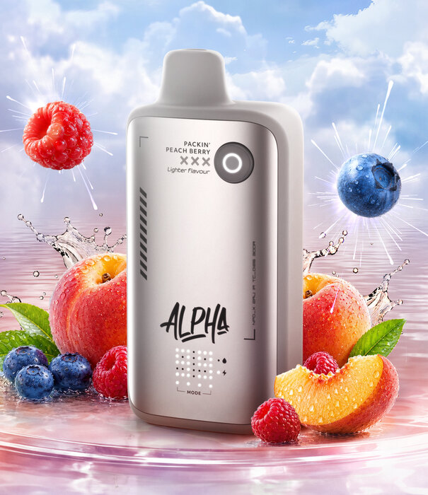 Flavour Beast Packin Peach Berry Flavour Beast Alpha Light 80k Rechargeable Disposable