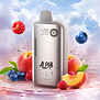 Packin Peach Berry Flavour Beast Alpha Light 80k Rechargeable Disposable