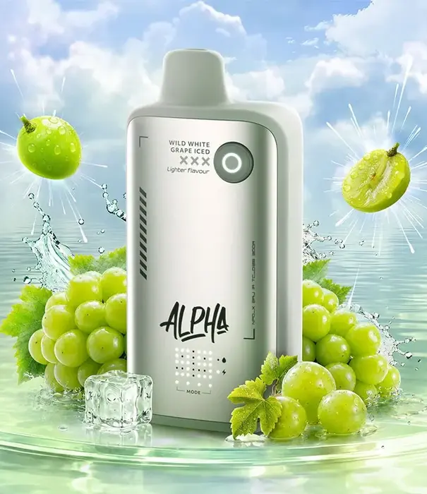 Flavour Beast Wild White Grape Ice Flavour Beast Alpha Light 80k Rechargeable Disposable