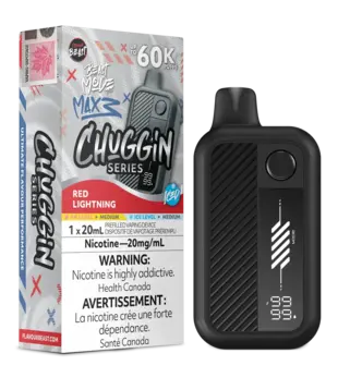 Red Lightning Ice Flavour Beast Beast Mode Max 3 Chuggin 60k Rechargeable Disposable