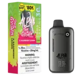 S. Raspberry Lemon Flavour Beast Alpha Sour Gushin Series 80k Rechargeable Disposable