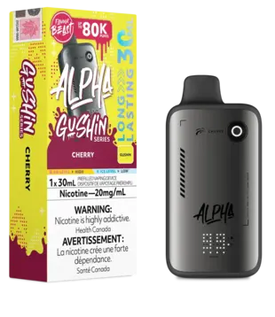 Cherry Flavour Beast Alpha Gushin Series 80k Recharegable Disposable