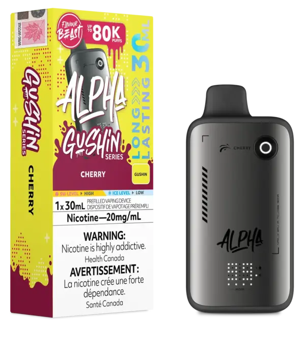 Flavour Beast Cherry Flavour Beast Alpha Gushin Series 80k Recharegable Disposable