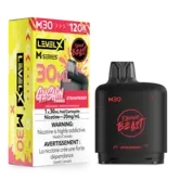 Strawberry Flavour Beast Gushin Level X M-Series 120k Disposable Vape Pod