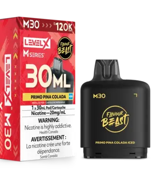 Primo Pina Colada Ice Flavour Beast Level X M-Series 120k Disposable Vape Pod
