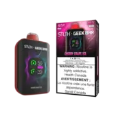 Cherry Grape Ice STLTH X Geekbar 80k Rechargeable Disposable