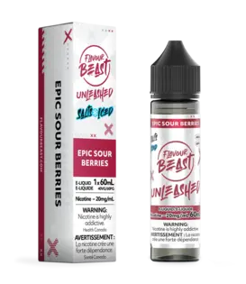 Epic Sour Berries Ice 20mg Flavour Beast Unleashed Nic Salt 60ml E-liquid