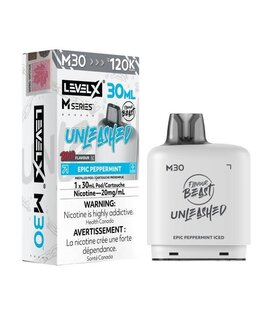 Epic Peppermint Ice Flavour Beast Level X Unleashed M-series 120k Disposable Vape Pod