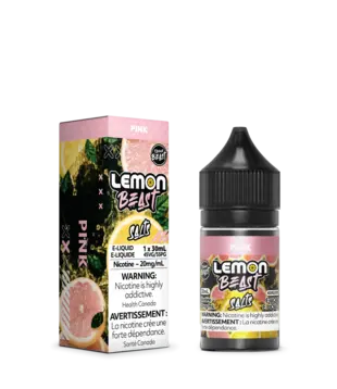 Pink 20mg Lemon Beast Nic Salt 30ml E-liquid