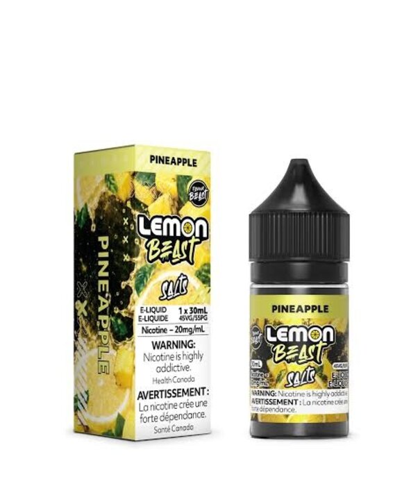 Flavour Beast Pineapple 20mg Lemon Beast Nic Salt 30ml E-liquid