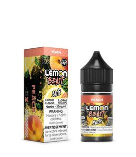 Peach 20mg Lemon Beast Nic Salt 30ml E-liquid