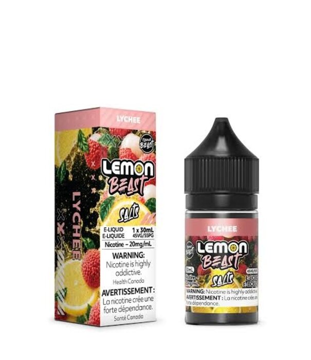 Flavour Beast Lychee 20mg Lemon Beast Nic Salt 30ml E-liquid