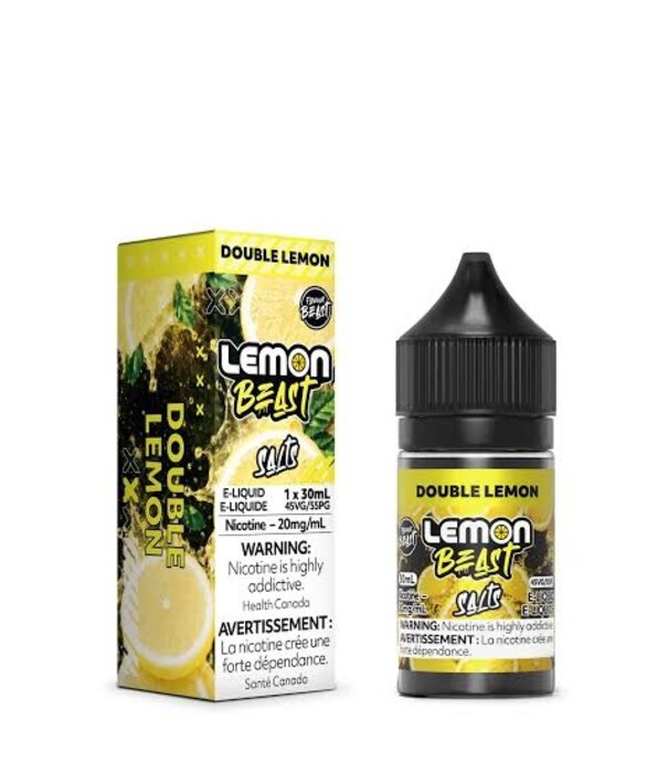 Flavour Beast Double Lemon 20mg Lemon Beast Nic Salt 30ml E-liquid