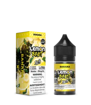 Banana 20mg Lemon Beast Nic Salt 30ml E-liquid