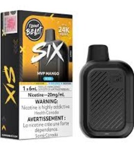 MVP Mango Ice Flavour Beast Six 24k Rechargeable Disposable