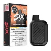 Jumpin Juicy Peach Flavour Beast Six 24k Rechargeable Disposable