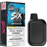 Bomb Blue Razz Flavour Beast Six 24k Rechargeable Disposable