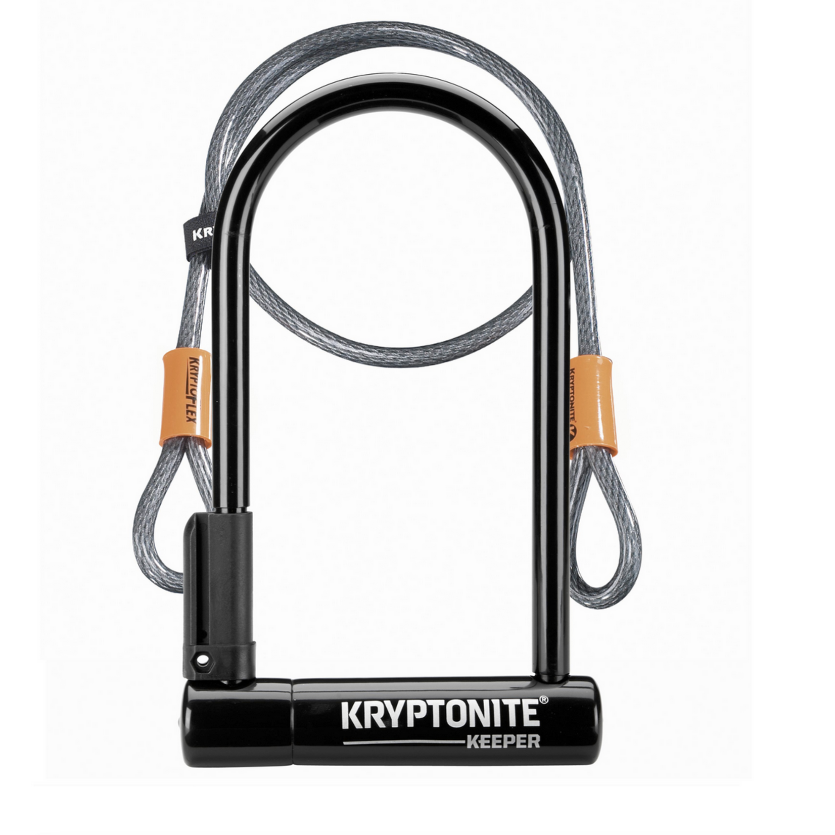 Kryptonite Kryptonite - Keeper - U-Lock 12 STD 4x8 w/4ft CBL &BRKT