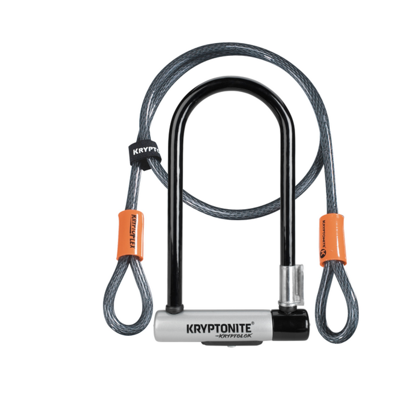 Kryptonite Kryptonite - KryptoLok series 2 STD U-Lock with 4-foot Flex Cable 4 x 9